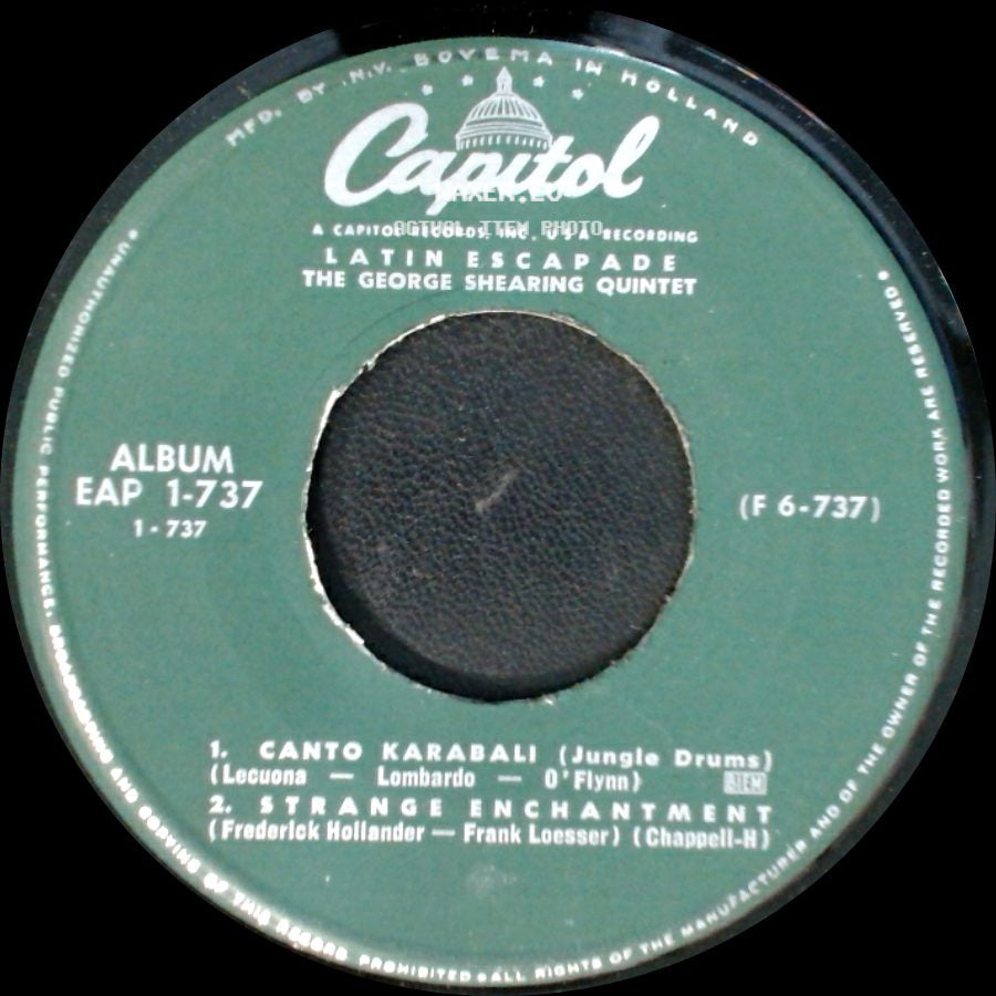 The George Shearing Quintet - Latin Escapade / Latin Escapade side A
