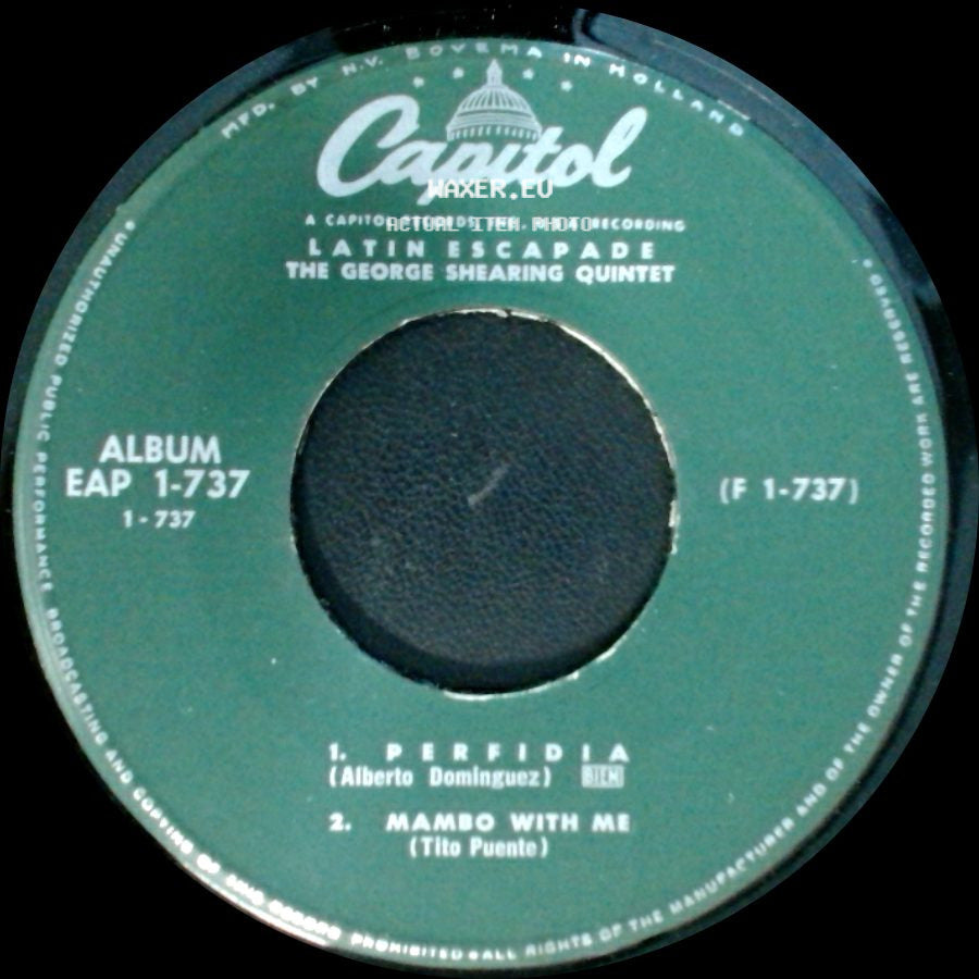 The George Shearing Quintet - Latin Escapade / Latin Escapade side B