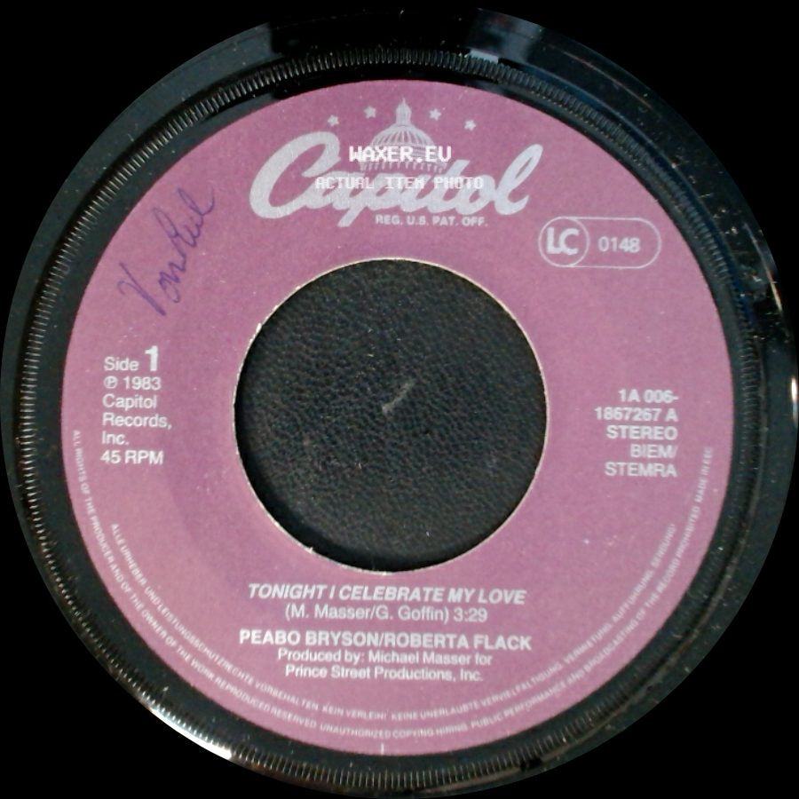Peabo Bryson/Roberta Flack - Tonight I Celebrate My Love / Born To Love side A