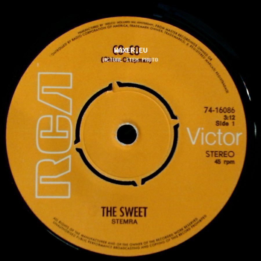 The Sweet - Co-Co / Done Me Wrong All Right side A