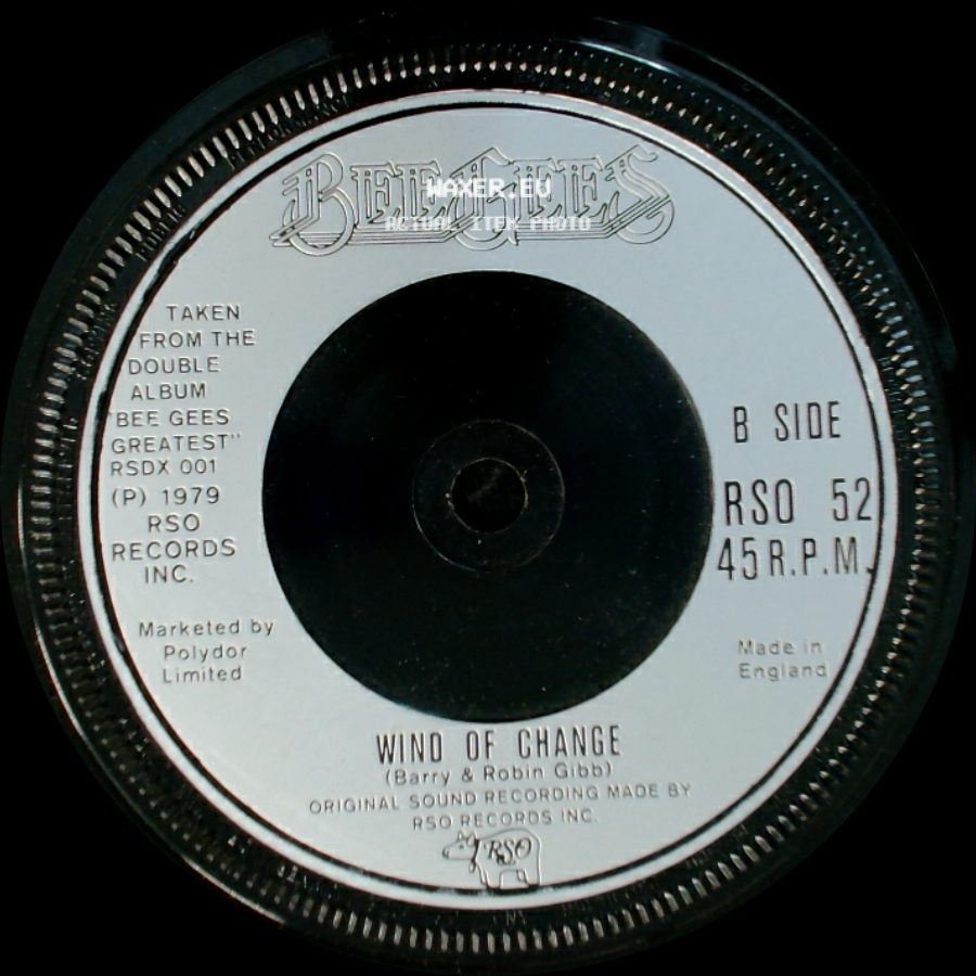 Bee Gees - Spirits (Having Flown) / Wind Of Change side B