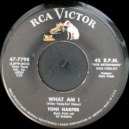 Toni Harper - Heavenly Love / What Am I side B