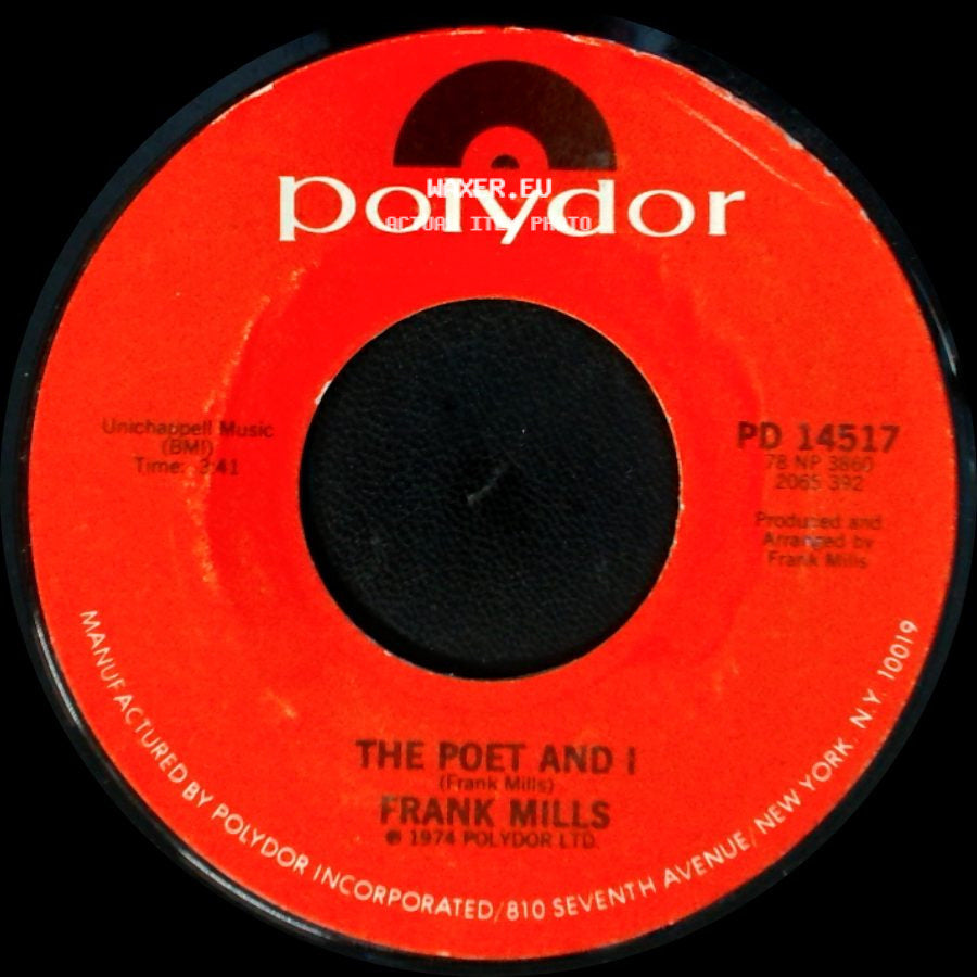 Frank Mills - The Poet And I / Music Box Dancer side A