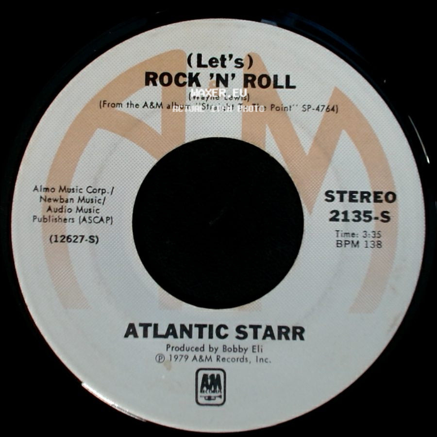 Atlantic Starr - Gimme Your Luvin' / (Let's) Rock 'n' Roll side B