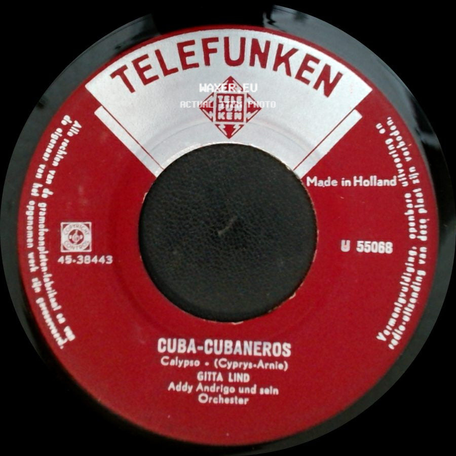 Gitta Lind - Cuba-Cubeneros / Schön War'n Die Tage Der Rosen side A