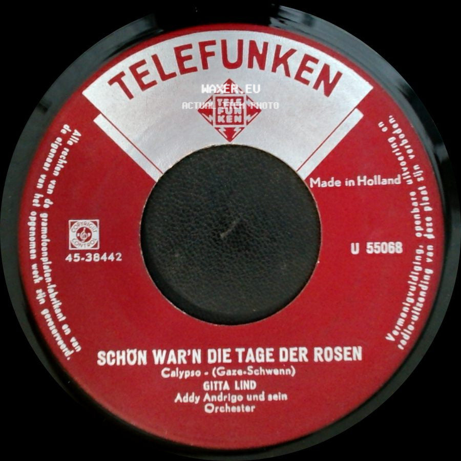 Gitta Lind - Cuba-Cubeneros / Schön War'n Die Tage Der Rosen side B