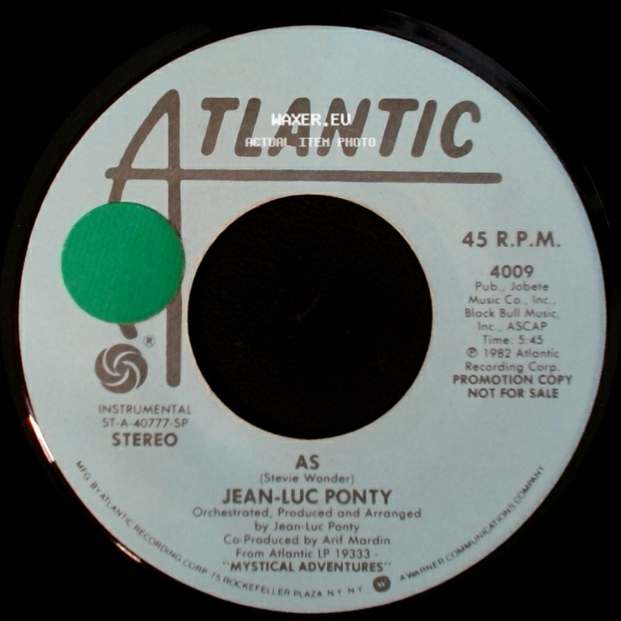 Jean-Luc Ponty - As / Rhythms Of Hope side A