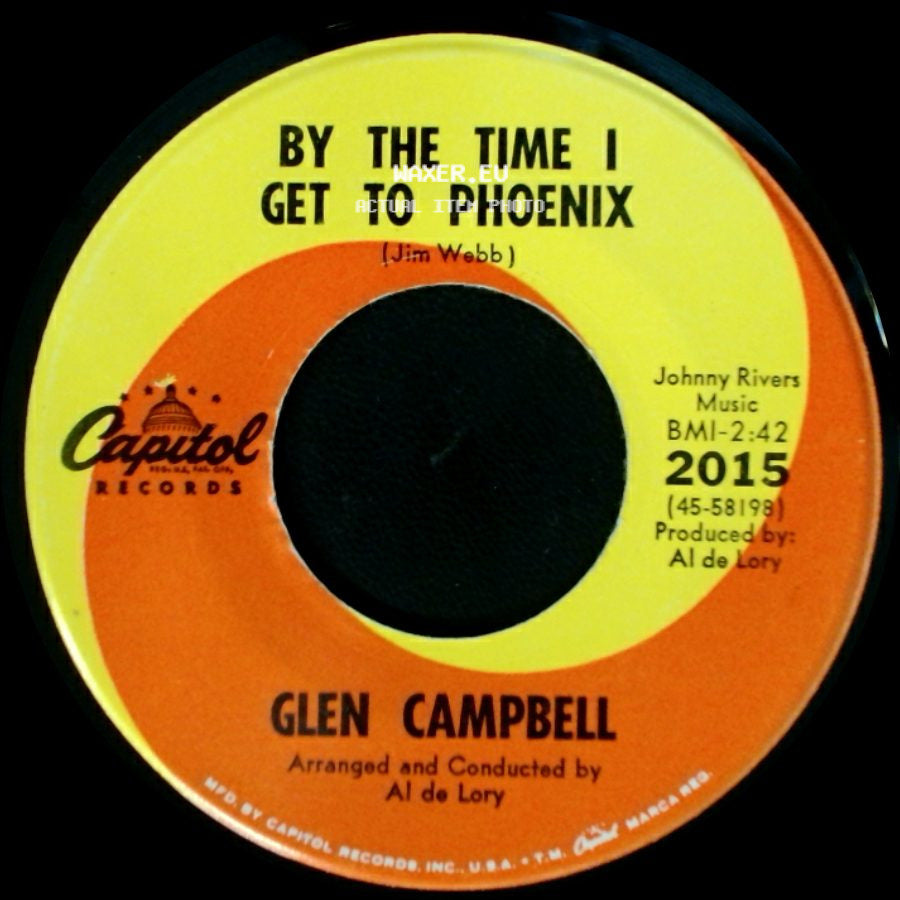 Glen Campbell - You've Still Got A Place In My Heart / By The Time I Get To Phoenix side B