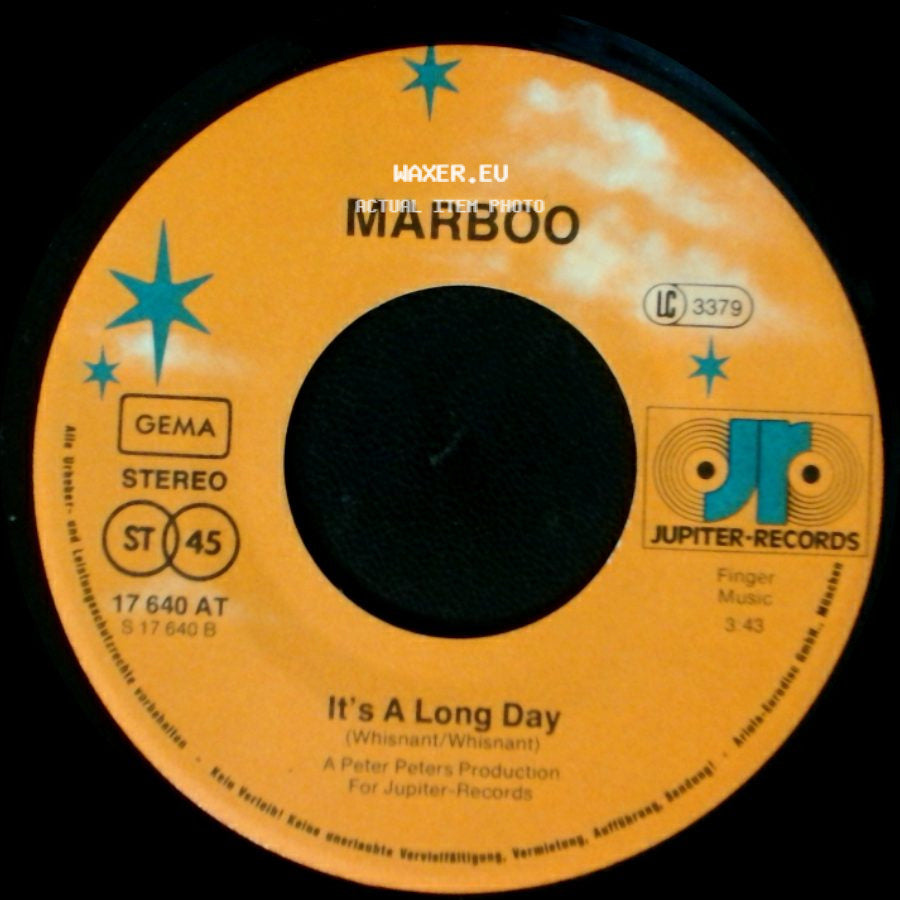 Marboo - Macumba / It's A Long Day side B