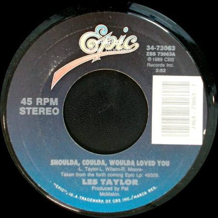 Les Taylor - A Southern Breeze / Shoulda, Coulda, Woulda Loved You side B