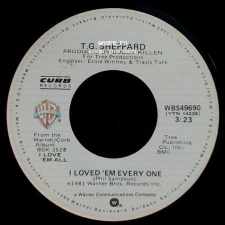 T.G. Sheppard - I Could Never Dream The Way You Feel / I Loved 'em Every One side B