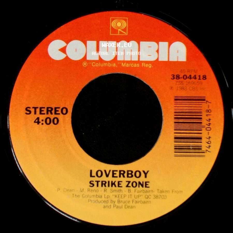 Mike Reno And Ann Wilson / Loverboy - Almost Paradise... Love Theme From Footloose / Strike Zone side B