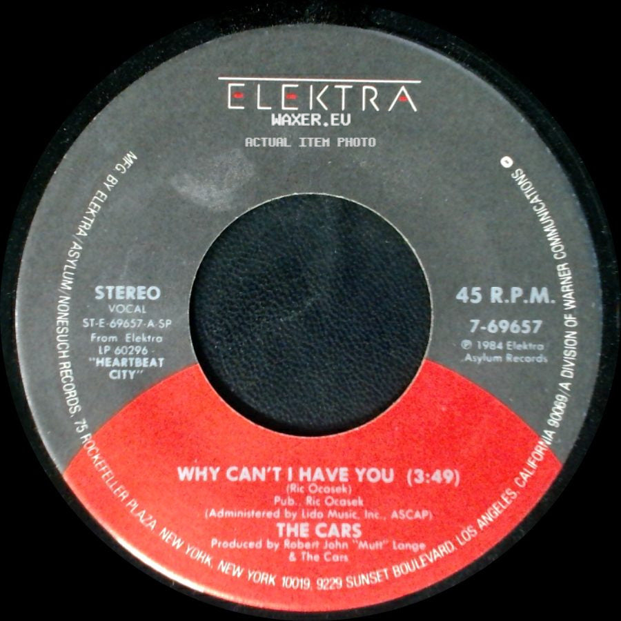 The Cars - Breakaway / Why Can't I Have You side B