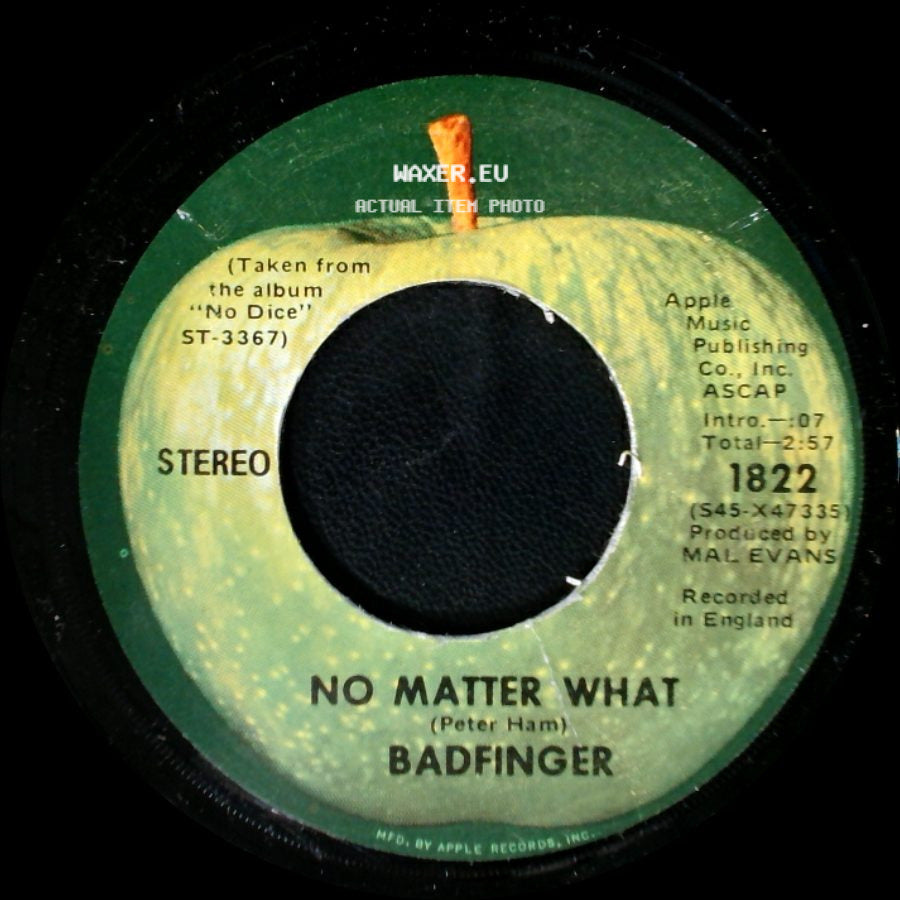 Badfinger - Carry On Till Tomorrow / No Matter What side B