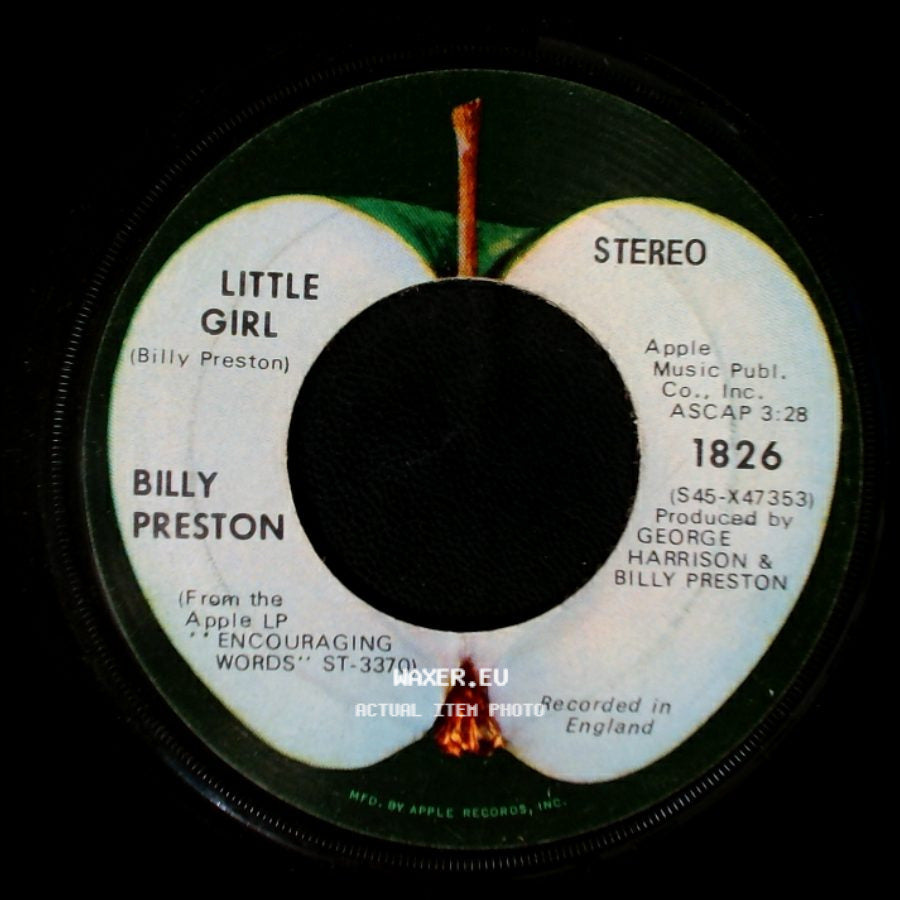Billy Preston - My Sweet Lord / Little Girl side B