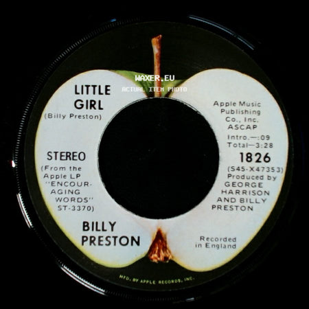 Billy Preston - My Sweet Lord / Little Girl side B