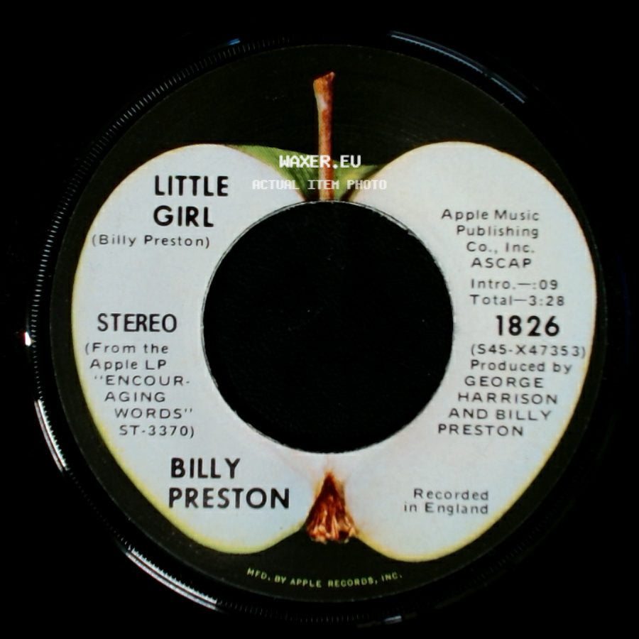 Billy Preston - My Sweet Lord / Little Girl side B