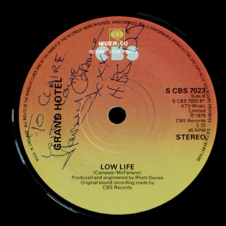 Grand Hotel - (Double Vision)(Split Decision) / Low Life side B