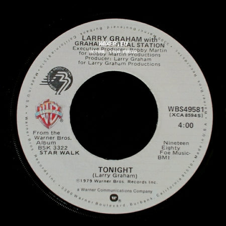 Larry Graham / Larry Graham With Graham Central Station - When We Get Married / Tonight side B