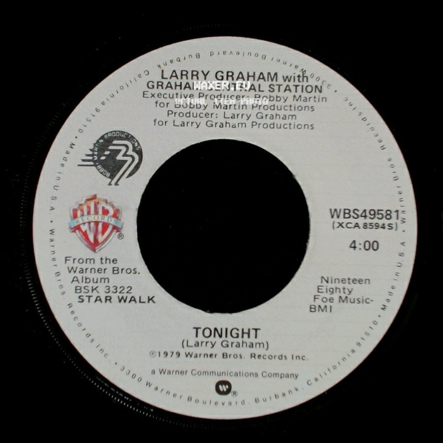 Larry Graham / Larry Graham With Graham Central Station - When We Get Married / Tonight side B