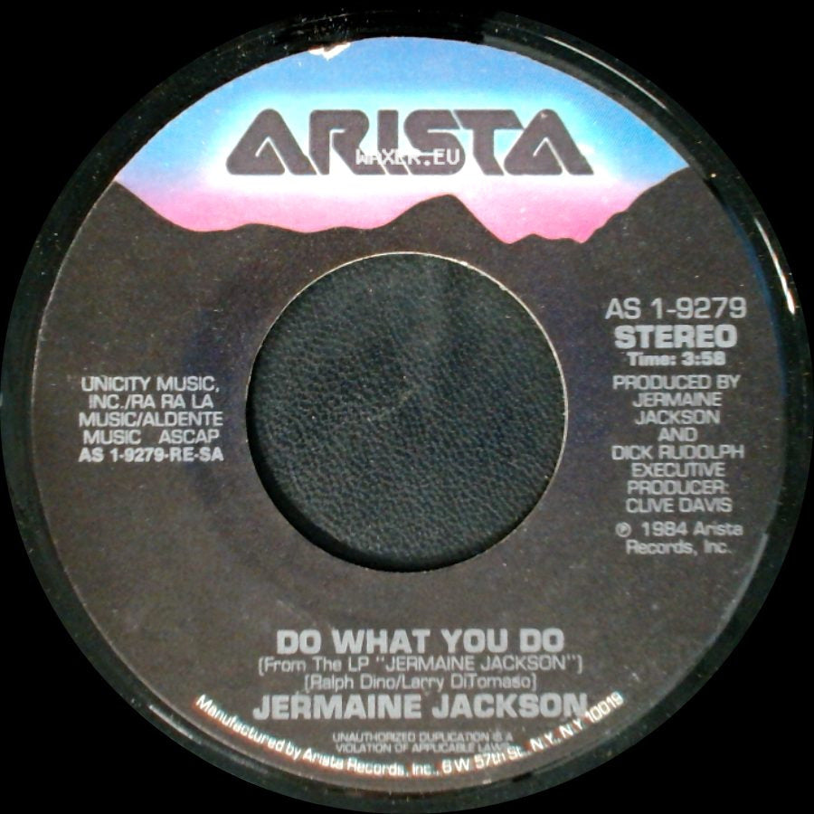 Jermaine Jackson - Do What You Do / Tell Me I'm Not Dreamin' (Too Good To Be True) side A