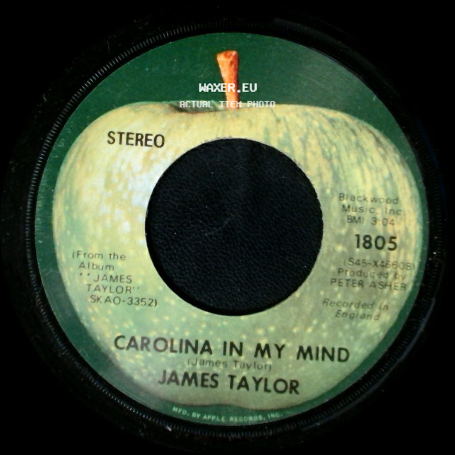 James Taylor - Something's Wrong / Carolina In My Mind side B