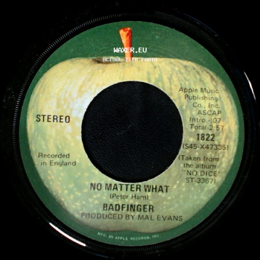 Badfinger - Carry On Till' Tomorrow / No Matter What side B