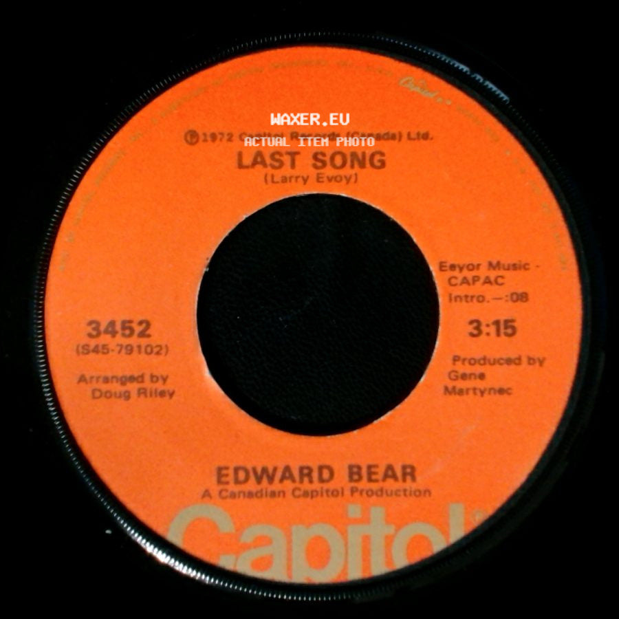 Edward Bear - Best Friend / Last Song side B
