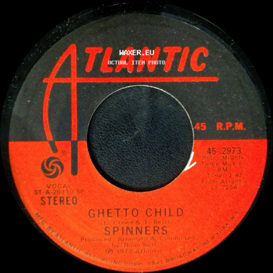 Spinners - Ghetto Child / We Belong Together side A