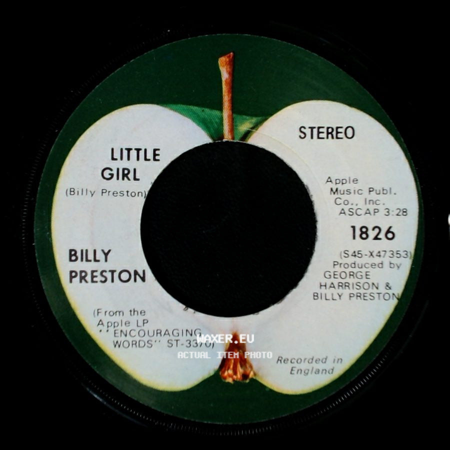 Billy Preston - My Sweet Lord / Little Girl side B