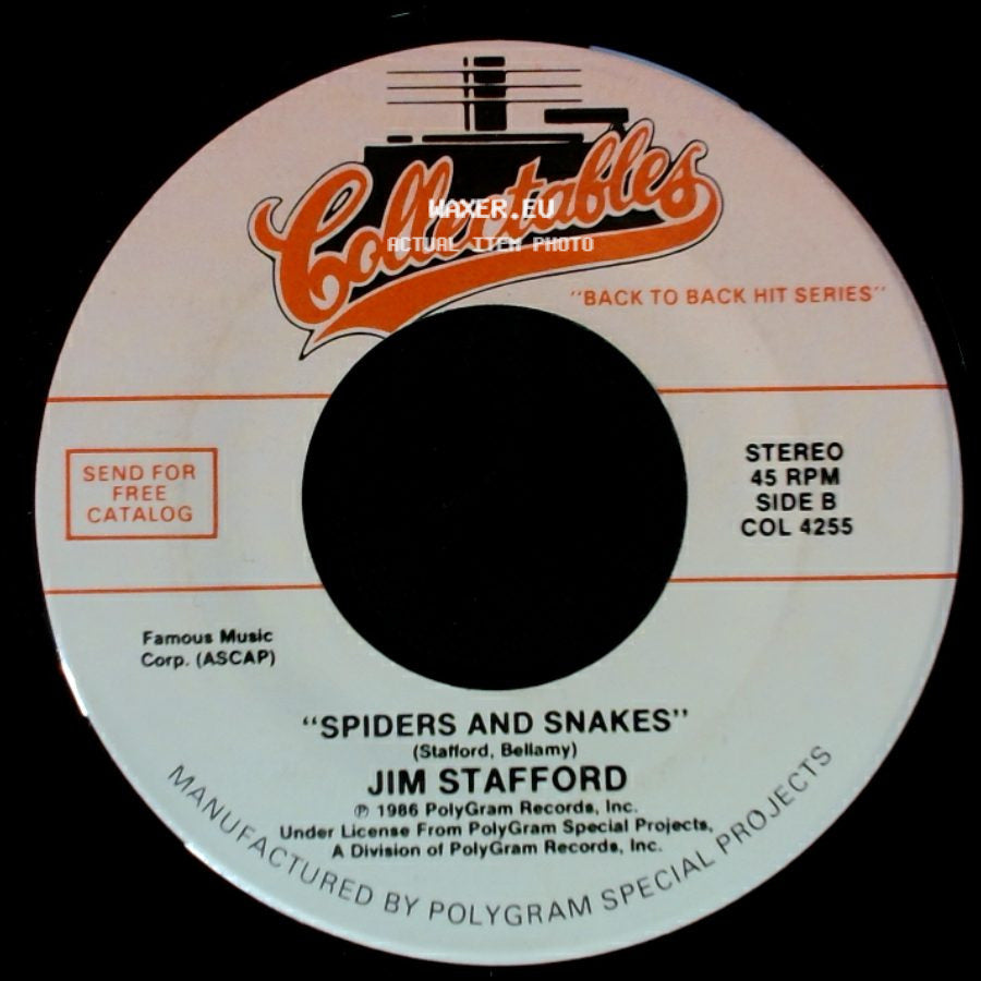 Roger Miller / Jim Stafford - King Of The Road / Spiders And Snakes side B