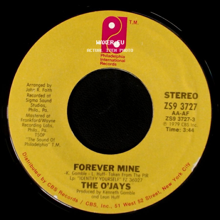 The O'jays - Forever Mine / Get On Out And Party side A