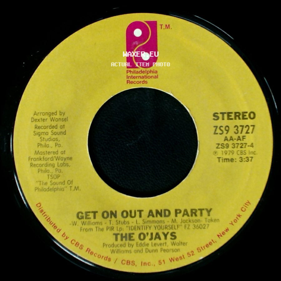 The O'jays - Forever Mine / Get On Out And Party side B