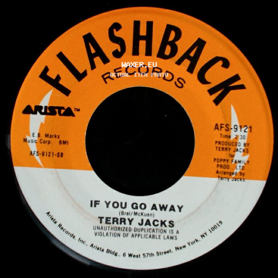 Terry Jacks - If You Go Away / Seasons In The Sun side A