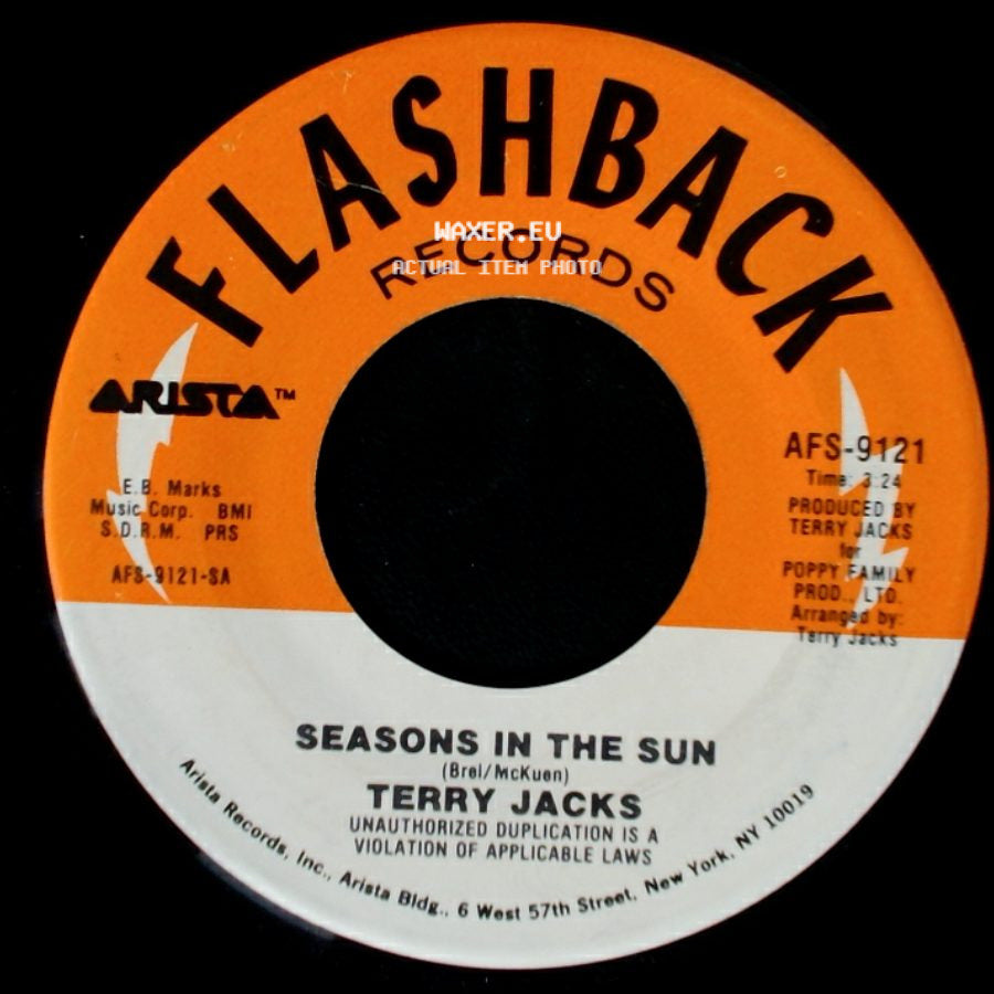 Terry Jacks - If You Go Away / Seasons In The Sun side B