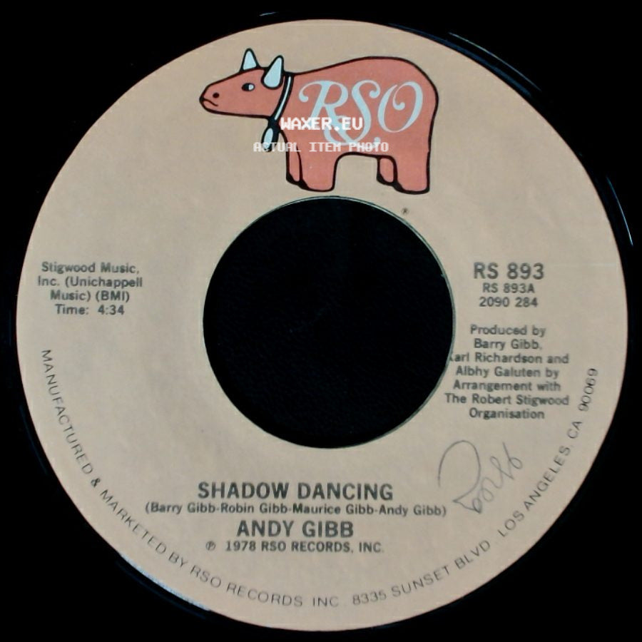 Andy Gibb - Shadow Dancing / Let It Be Me side A