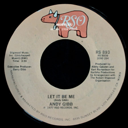 Andy Gibb - Shadow Dancing / Let It Be Me side B