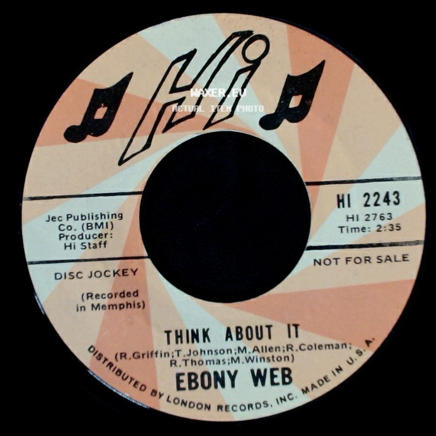 Ebony Web - Think About It / I'll Still Be Loving You side A