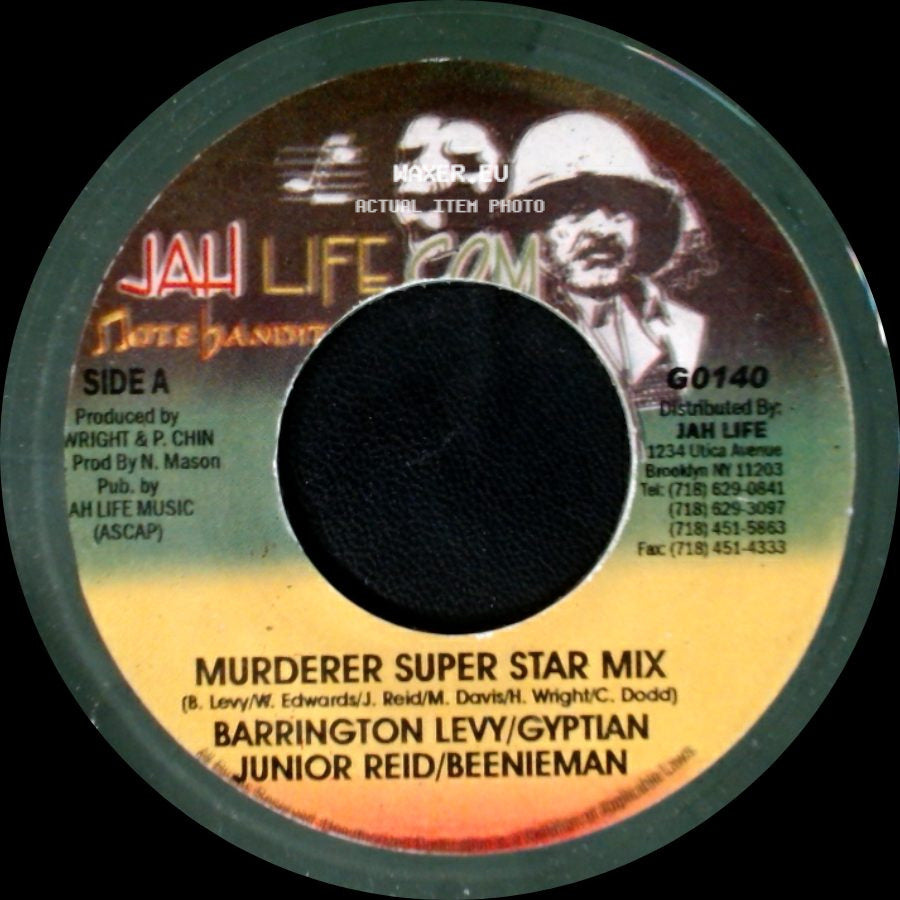 Barrington Levy/Gyptian Junior Reid/Beenieman - Murderer Super Star Mix / Version side A