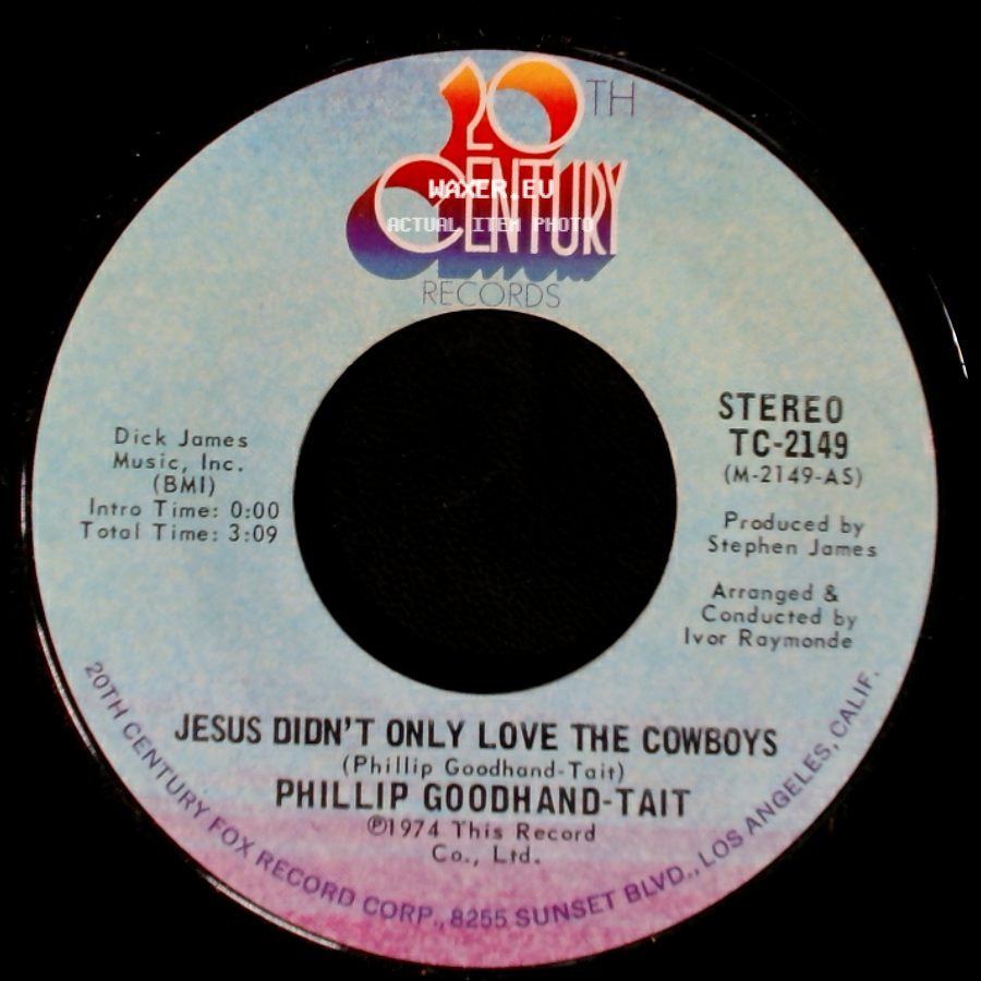 Phillip Goodhand-Tait - Jesus Didn't Only Love The Cowboys / Leon side A