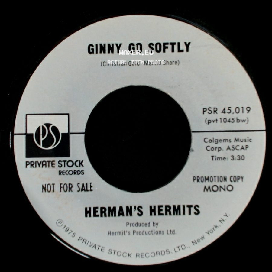 Herman's Hermits - Ginny Go Softly / Ginny Go Softly side A