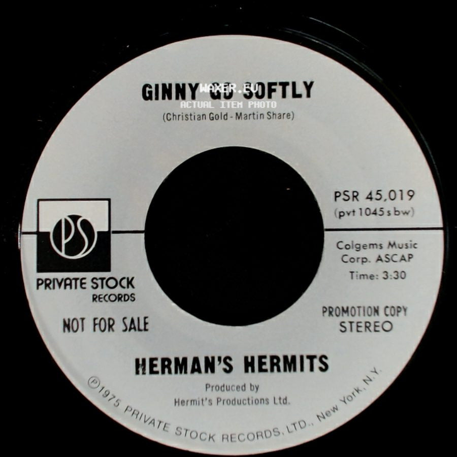 Herman's Hermits - Ginny Go Softly / Ginny Go Softly side B