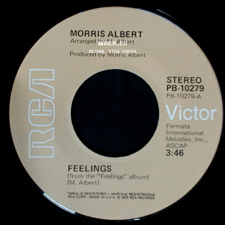 Morris Albert - This World Today Is A Mess / Feelings side B