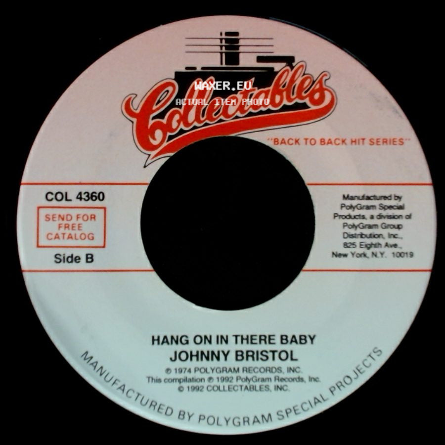 Gene Chandler / Johnny Bristol - Groovy Situation / Hang On In There Baby side B