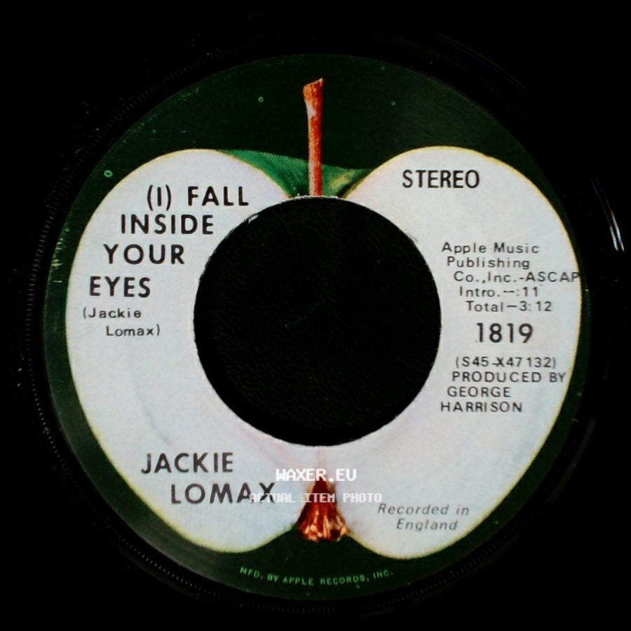 Jackie Lomax - How The Web Was Woven / (1) Fall Inside Your Eyes side B