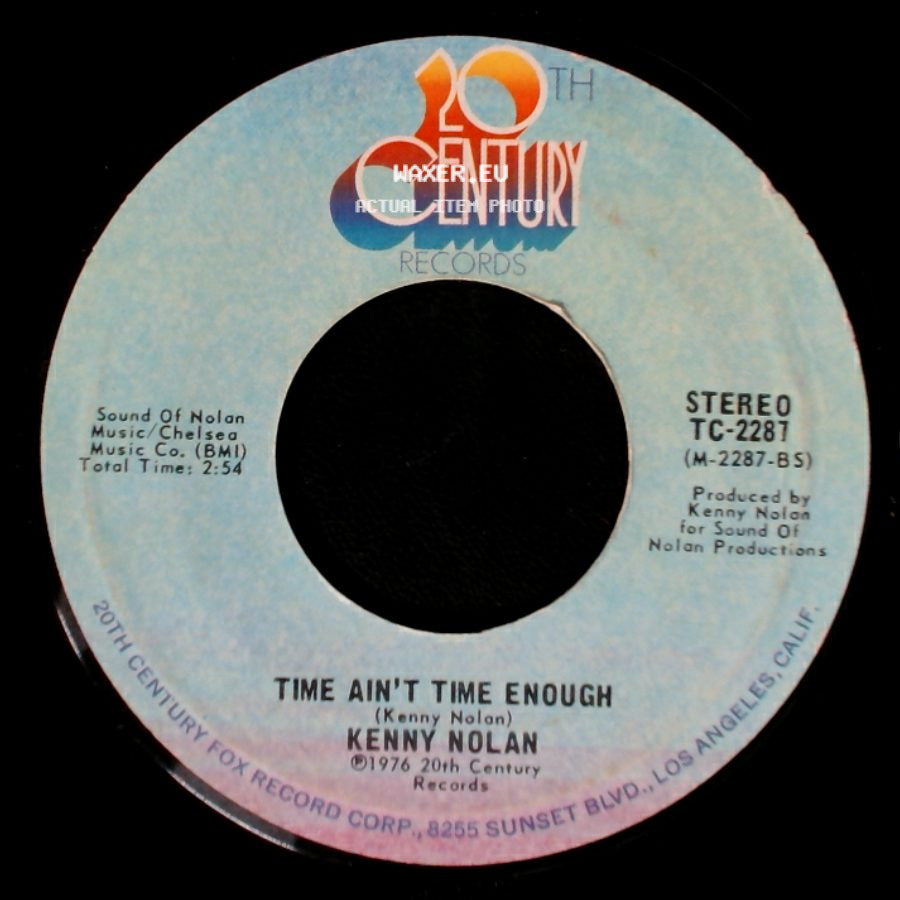 Kenny Nolan - I Like Dreamin' / Time Ain't Time Enough side B