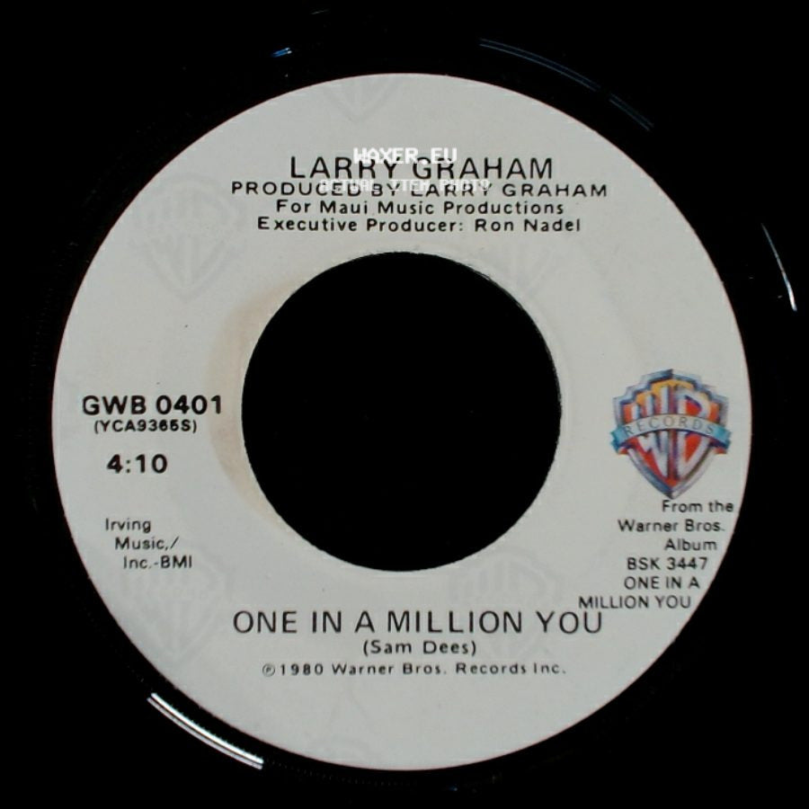 Larry Graham - One In A Million You / When We Get Married side A