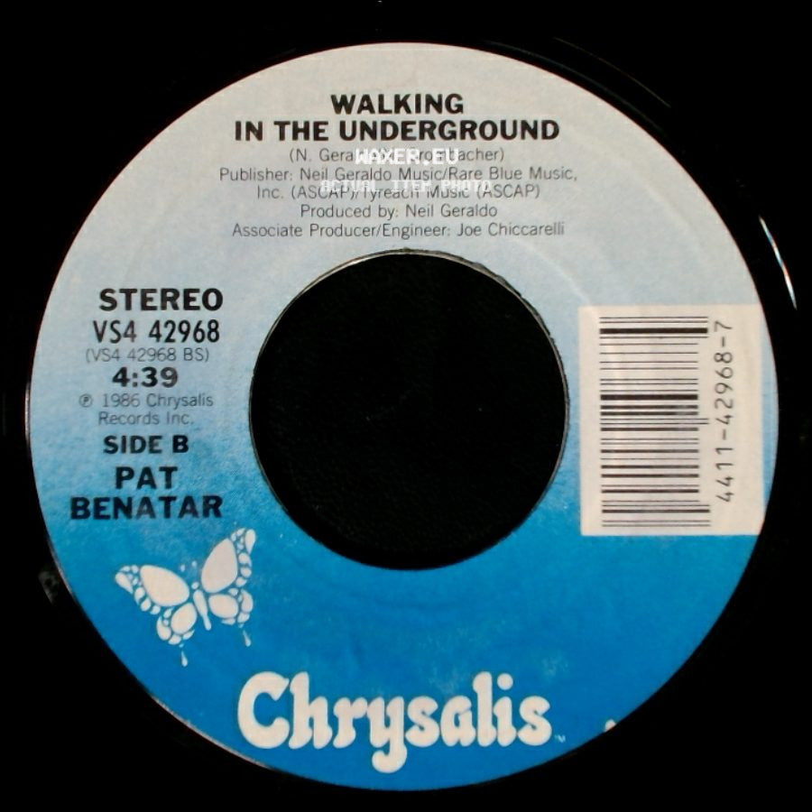 Pat Benatar - Le Bel Age / Walking In The Underground side B