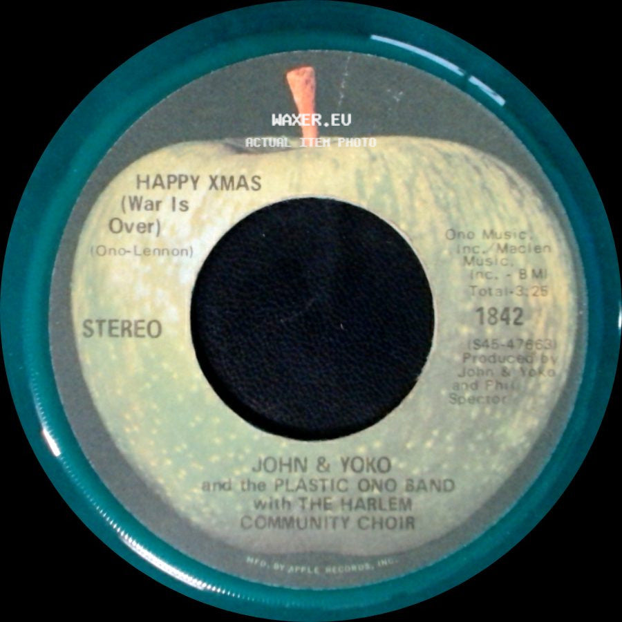 Yoko Ono And The Plastic Ono Band / John & Yoko And The Plastic Ono Band With The Harlem Community Choir - Listen, The Snow Is Falling / Happy Xmas (War Is Over) side B