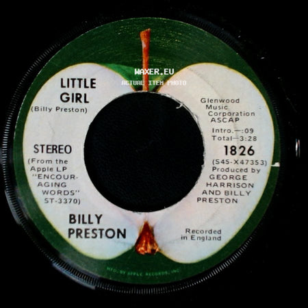 Billy Preston - My Sweet Lord / Little Girl side B